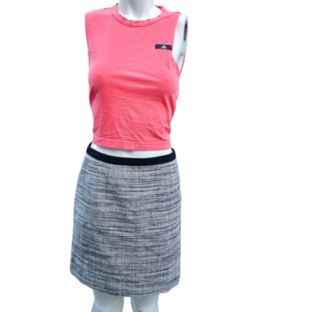 Ann Taylor Stylish Gray Mini Skirt Sz 2P